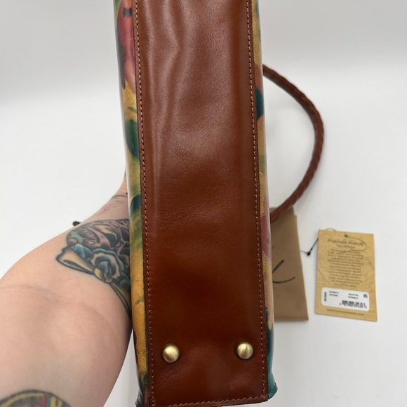 NWT Patricia Nash Calvi Satchel Watercolor Butterfly Purse Heritage Coll… - Picture 7 of 14